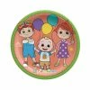 CoComelon 7" / 17cm Paper Plates - 8 Pack -wiggles Shop BA 543258