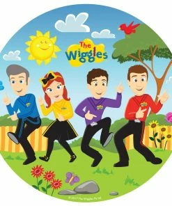 The Wiggles 23cm Round Paper Plates 8 Pack