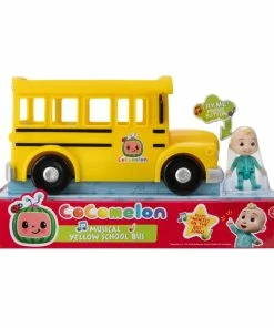 CoComelon Musical Yellow School Bus - Yellow