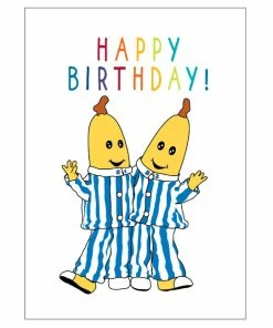 ABC Kids Bananas In Pyjamas B1 And B2 Birthday Card 11cm X 15cm