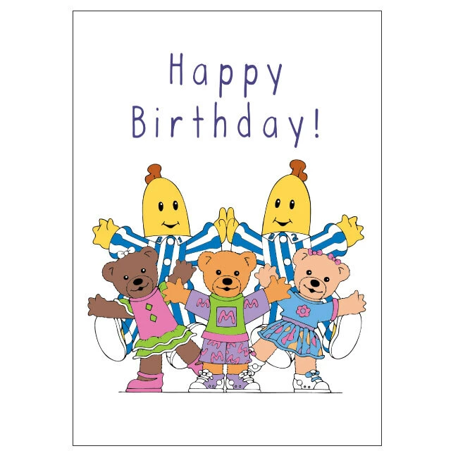 ABC Kids Bananas In Pyjamas And Friends Birthday Card 11cm X 15cm 3 ABC Kids Bananas In Pyjamas And Friends Birthday Card 11cm X 15cm