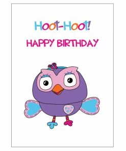 Giggle & Hoot ABC Kids Hootabelle Birthday Card 11cm X 15cm