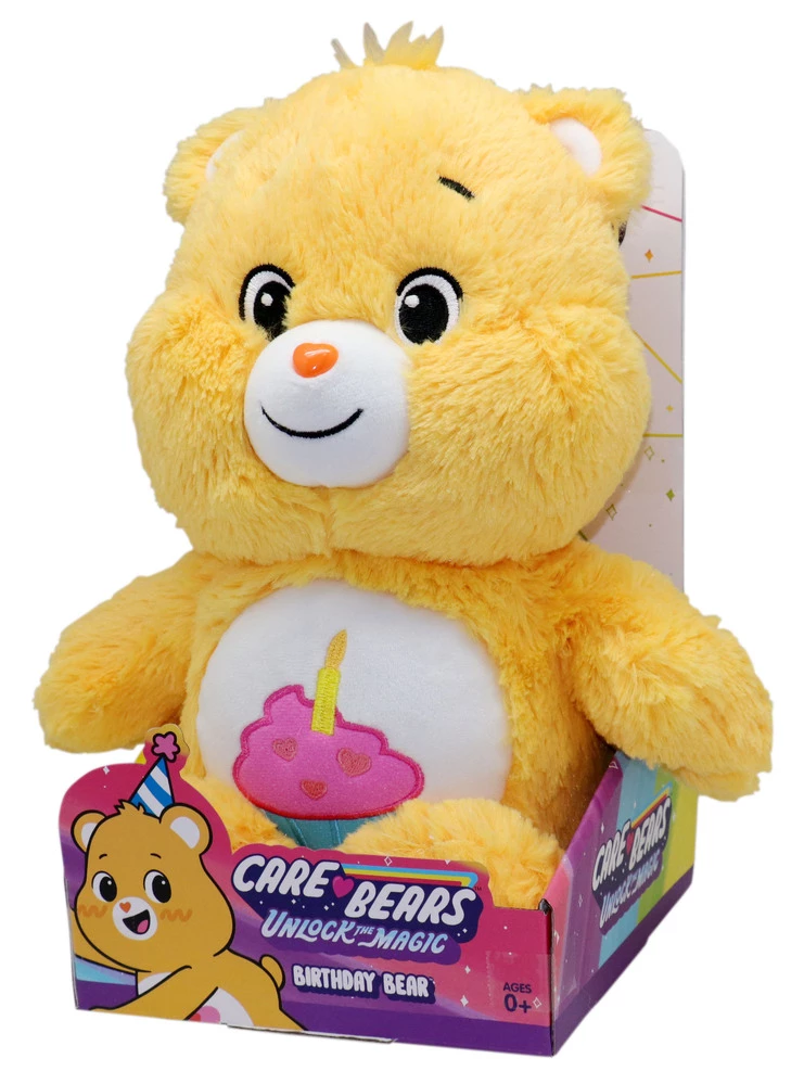 Care Bears Unlock The Magic Medium Plush - Birthday Bear 3 Care Bears Unlock The Magic Medium Plush - Birthday Bear