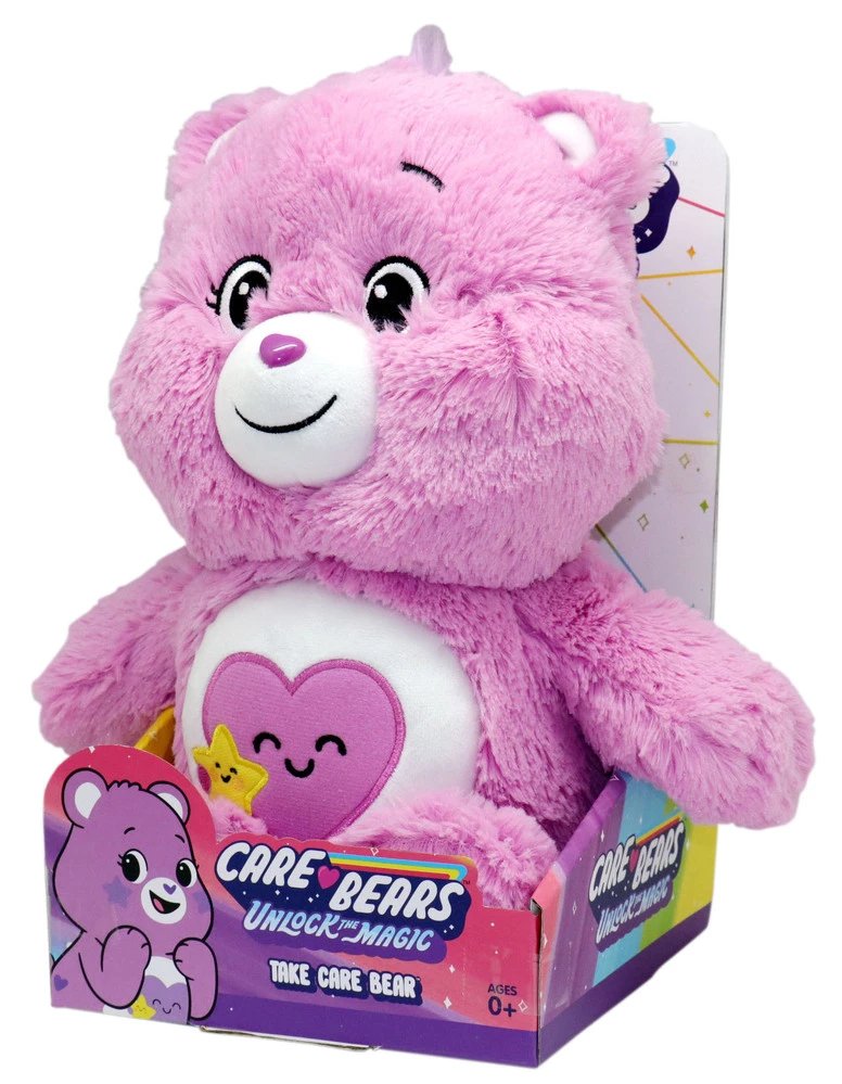 Care Bears Unlock The Magic Medium Plush - Take Care Bear 3 Care Bears Unlock The Magic Medium Plush - Take Care Bear