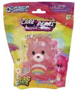Care Bears Unlock The Magic Ooshies Squeeze-e-Ballz - Cheer Bear - 10cm