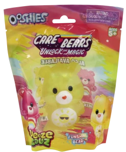 Care Bears Unlock The Magic Ooshies Squeeze-e-Ballz - Funshine Bear - 10cm