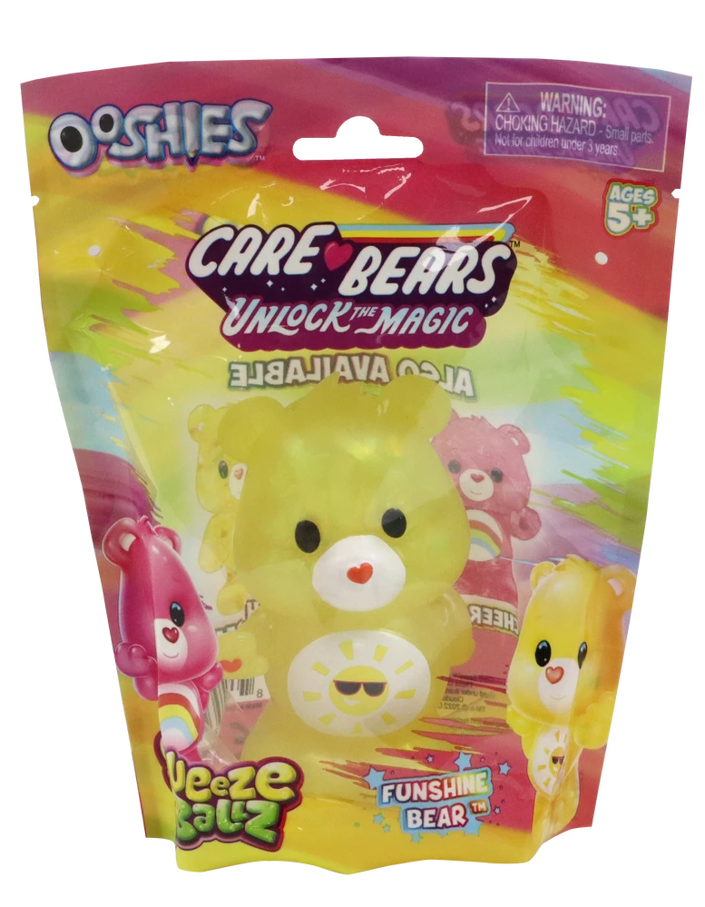 Care Bears Unlock The Magic Ooshies Squeeze-e-Ballz - Funshine Bear - 10cm 3 Care Bears Unlock The Magic Ooshies Squeeze-e-Ballz - Funshine Bear - 10cm