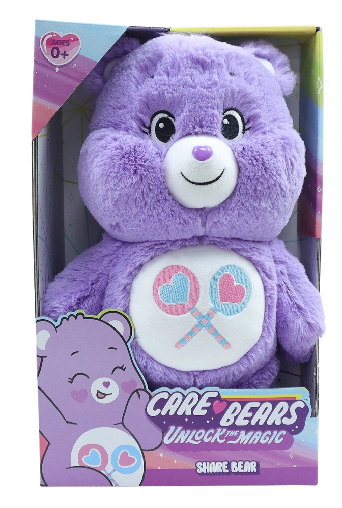 Care Bears Unlock The Magic Medium Plush - Share Bear 4 Care Bears Unlock The Magic Medium Plush - Share Bear - Image 2