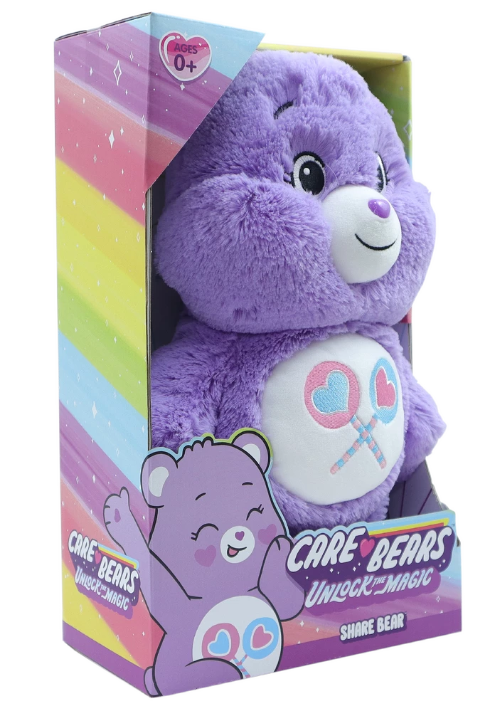 Care Bears Unlock The Magic Medium Plush - Share Bear 5 Care Bears Unlock The Magic Medium Plush - Share Bear - Image 3
