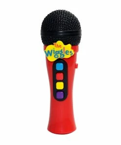 The Wiggles Sing Along Microphone 4 Wiggles Songs Red