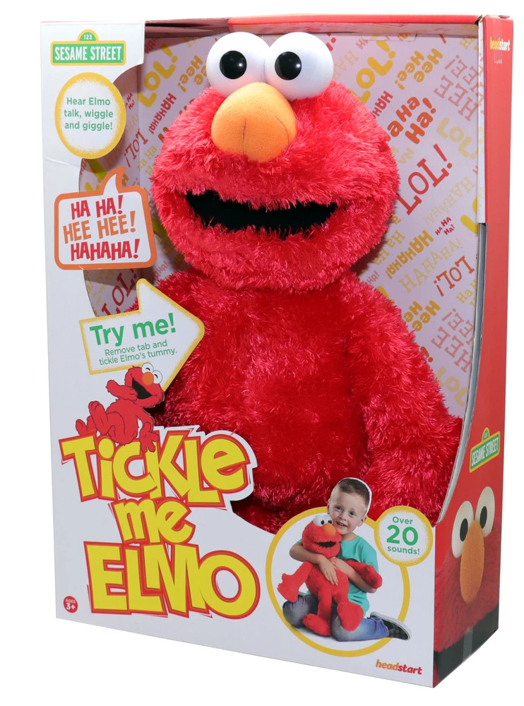 Sesame Street Tickle Me Elmo Talking Plush Toy 45cm 3 Sesame Street Tickle Me Elmo Talking Plush Toy 45cm - Image 2