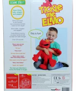 Sesame Street Tickle Me Elmo Talking Plush Toy 45cm 10 Sesame Street Tickle Me Elmo Talking Plush Toy 45cm -wiggles Shop HS000108 3