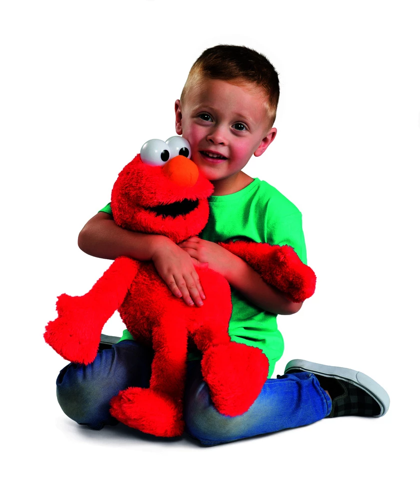 Sesame Street Tickle Me Elmo Talking Plush Toy 45cm 7 Sesame Street Tickle Me Elmo Talking Plush Toy 45cm - Image 6