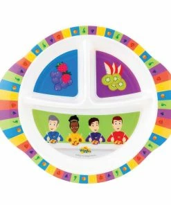 The Wiggles We're All Fruit Salad Suction Section Plate 6 The Wiggles We're All Fruit Salad Suction Section Plate -wiggles Shop JA WIG6080 1