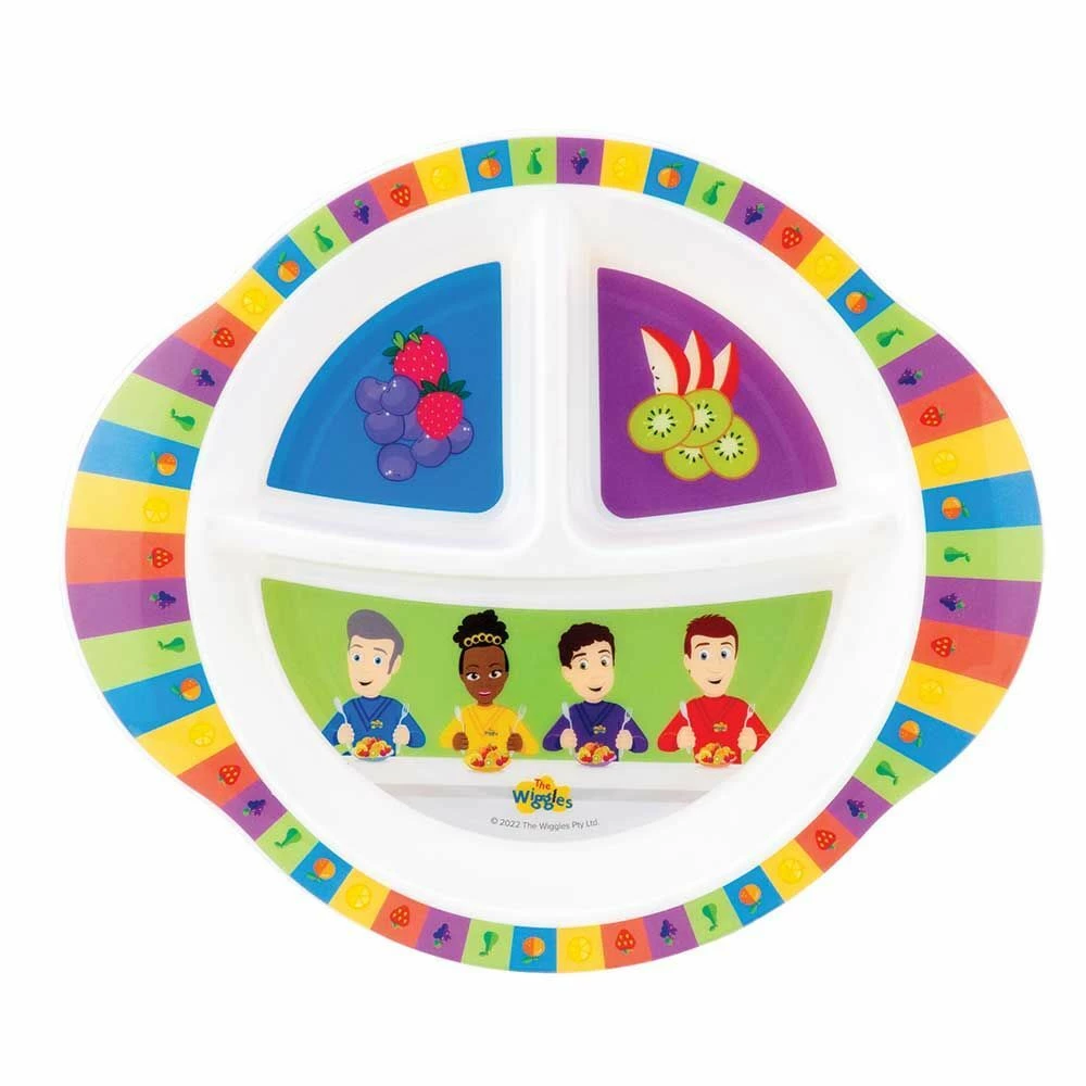 The Wiggles We're All Fruit Salad Suction Section Plate 4 The Wiggles We're All Fruit Salad Suction Section Plate - Image 2