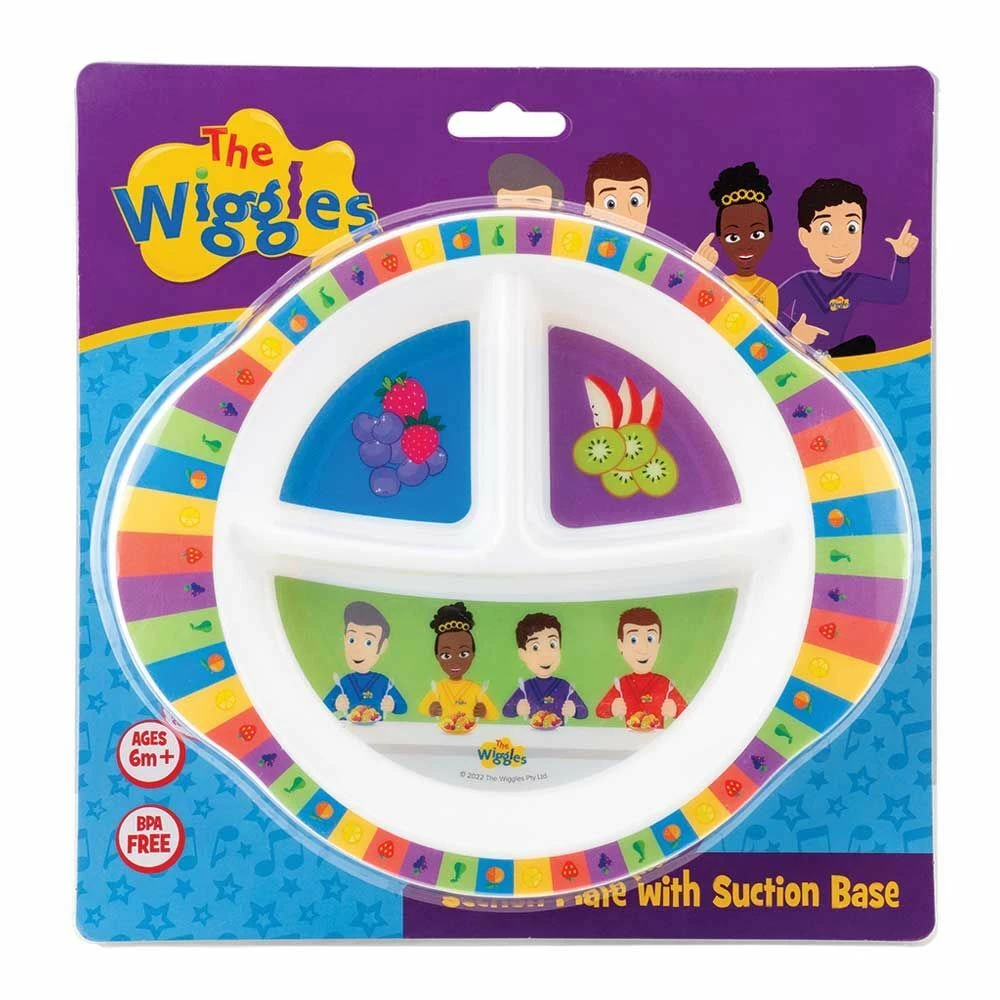 The Wiggles We're All Fruit Salad Suction Section Plate 3 The Wiggles We're All Fruit Salad Suction Section Plate