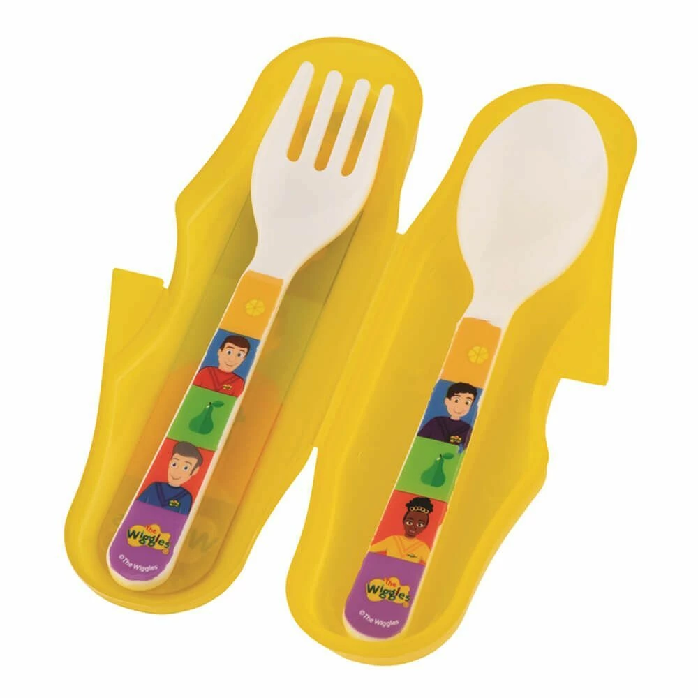 The Wiggles We're All Fruit Salad 2pc Travel Cutlery Set 4 The Wiggles We're All Fruit Salad 2pc Travel Cutlery Set - Image 2