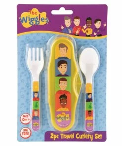 The Wiggles We're All Fruit Salad 2pc Travel Cutlery Set 7 The Wiggles We're All Fruit Salad 2pc Travel Cutlery Set -wiggles Shop JA WIG6083 2