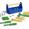 Green Toys Recycled Plastic Tool Set - 15 Pieces -wiggles Shop MB GY022