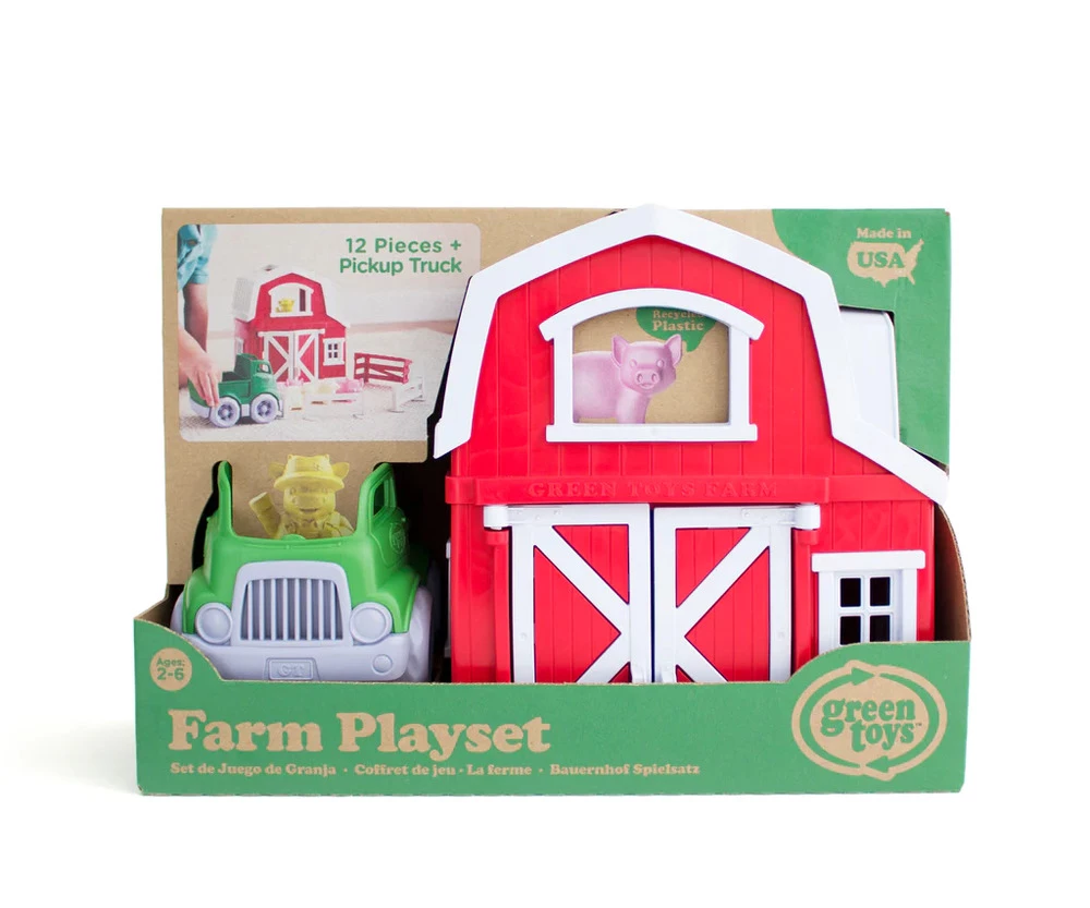 Green Toys Recycled Plastic Farm Playset 7 Green Toys Recycled Plastic Farm Playset - Image 6