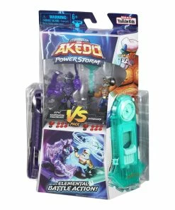 Legends Of Akedo Powerstorm Versus Pack - Overboard VS Nightblade -wiggles Shop MO 14297 15173 3