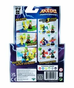 Legends Of Akedo Power Storm Versus Pack - Burndown VS Shred Head -wiggles Shop MO 15193 15196 9