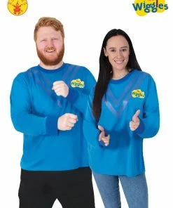The Wiggles Blue Wiggle Adult Costume Top
