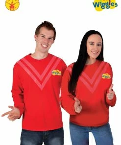The Wiggles Red Wiggle Adult Costume Top