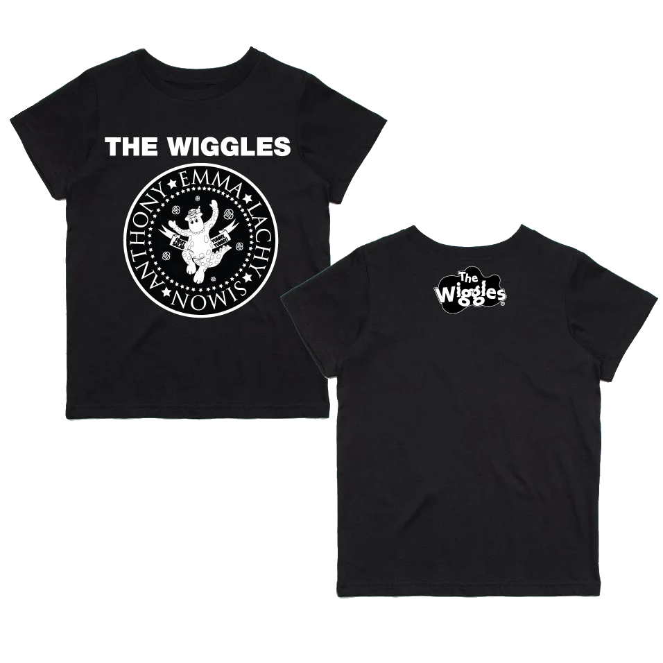 The Wiggles Presidential Seal Tour Kids T Shirt Black & White 3 The Wiggles Presidential Seal Tour Kids T Shirt Black & White
