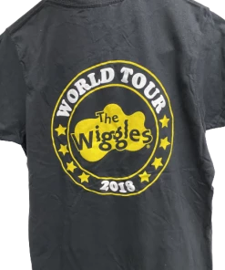 The Wiggles World Tour 2018 Adults T Shirt Black