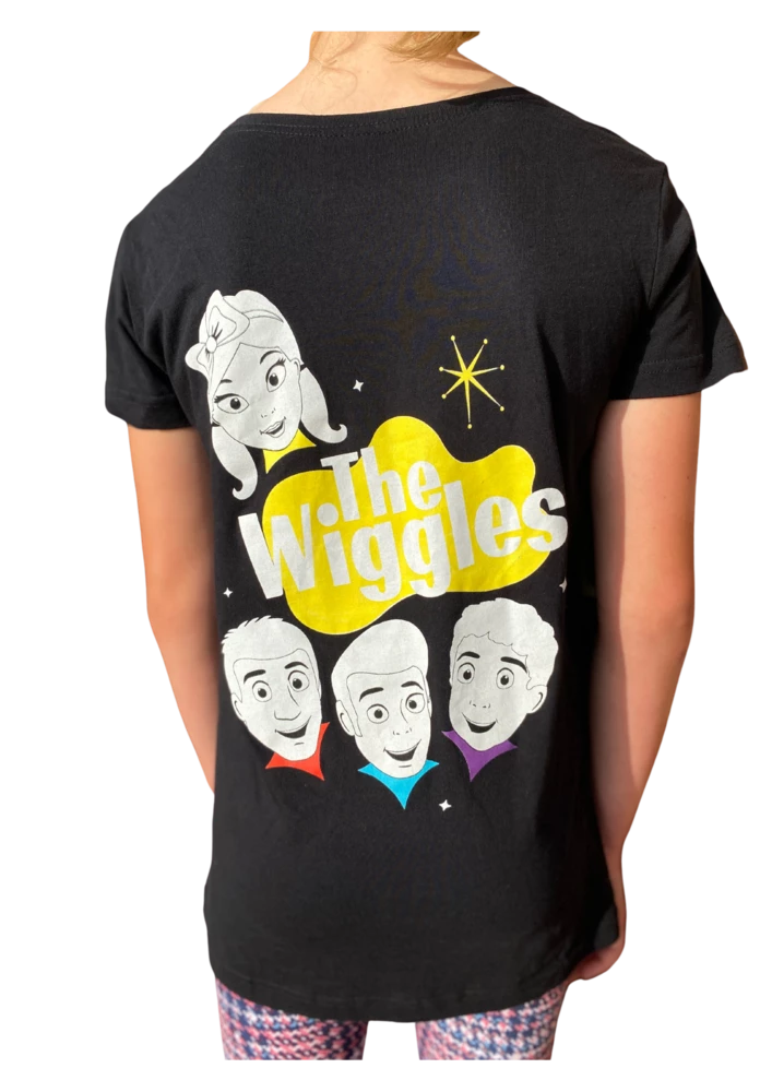 The Wiggles Tour Wiggly Heads Adult Ladies T Shirt 3 The Wiggles Tour Wiggly Heads Adult Ladies T Shirt